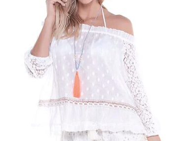 Resortwear Beachwear Soft Cotton coverup Top