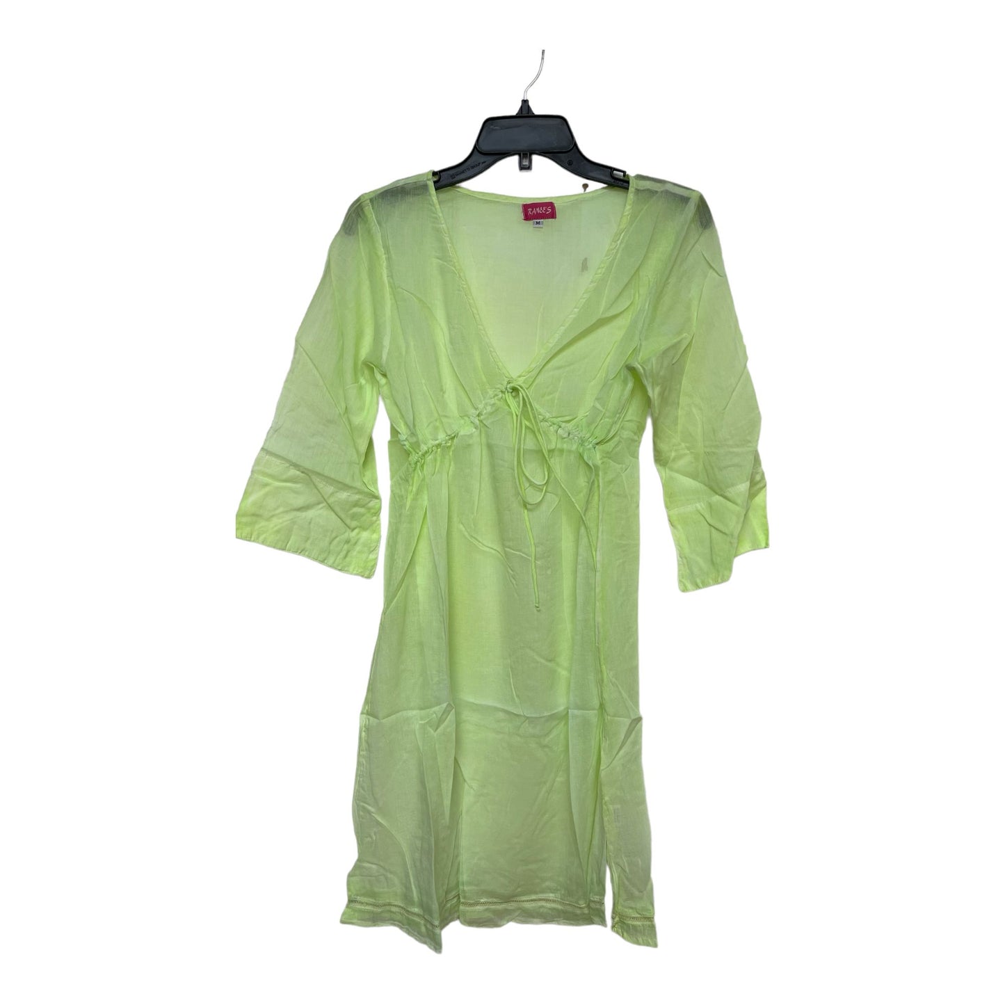 Resortwear Beachwear Soft Cotton Neon Lime Short coverup tunic