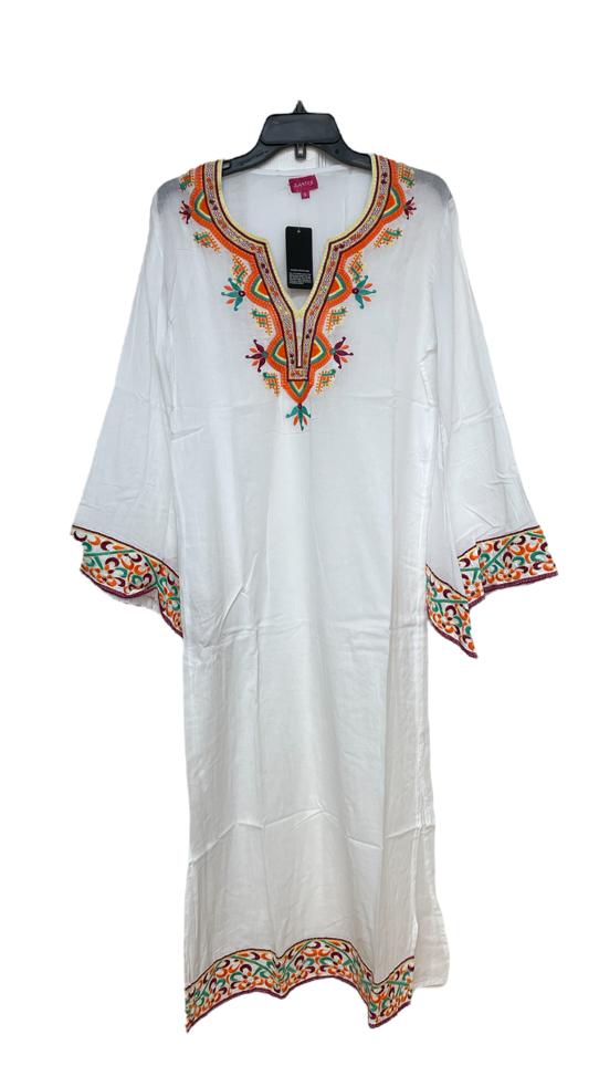 Resortwear Beachwear Cotton Long Kaftan coverup tunic